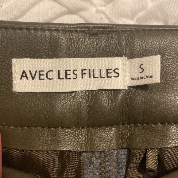 Avec Les Filles Anthropologie Faux Leather Pants - Picture 12 of 16